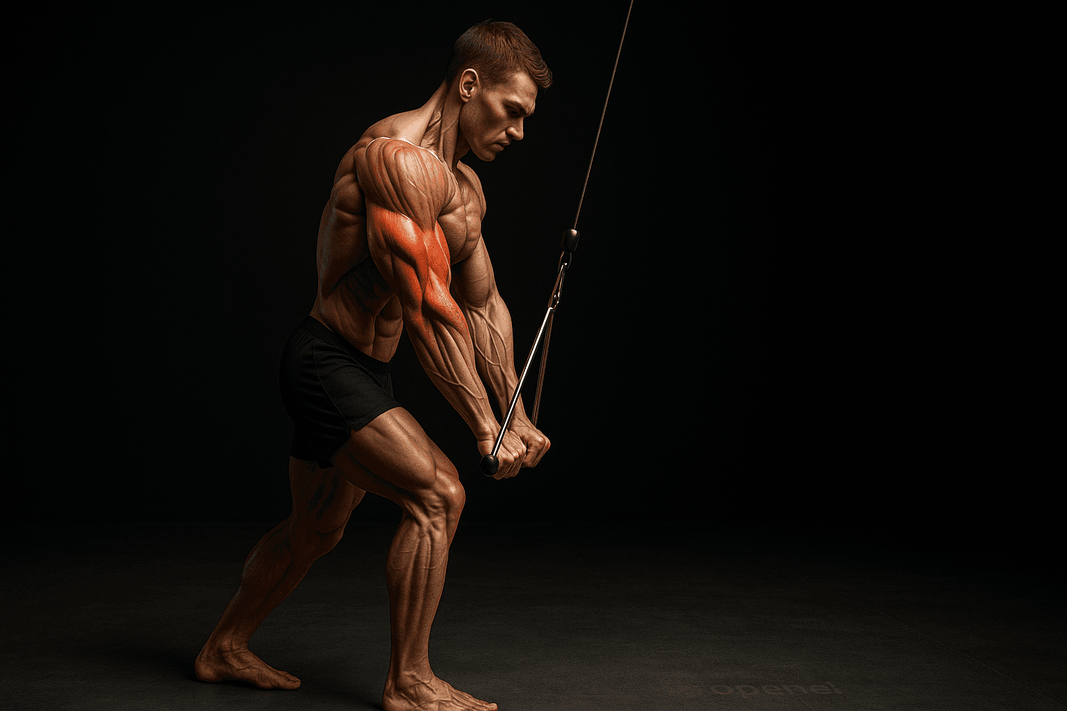 tricep pushdown